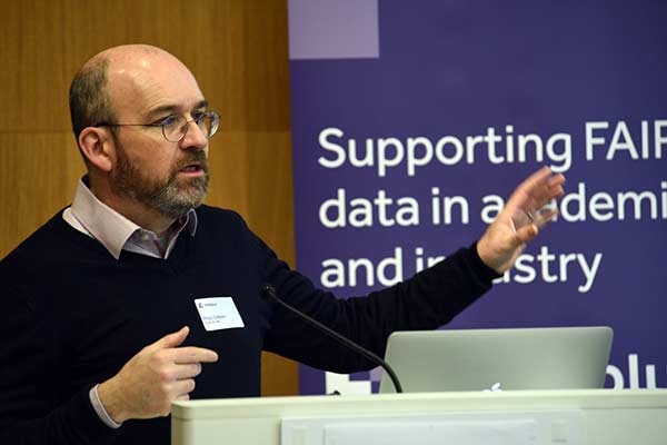 Phil Gribbon at the FAIRplus SME event